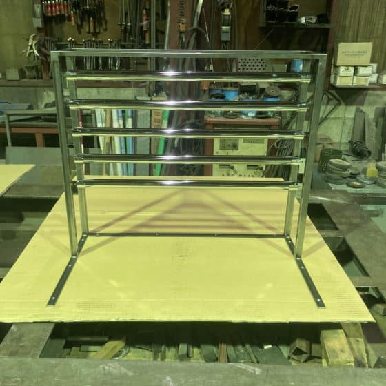 ラッピングリボン掛けを製作しました