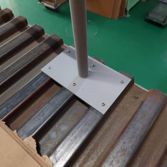 工場内の転落防止手すりを製作施工しました